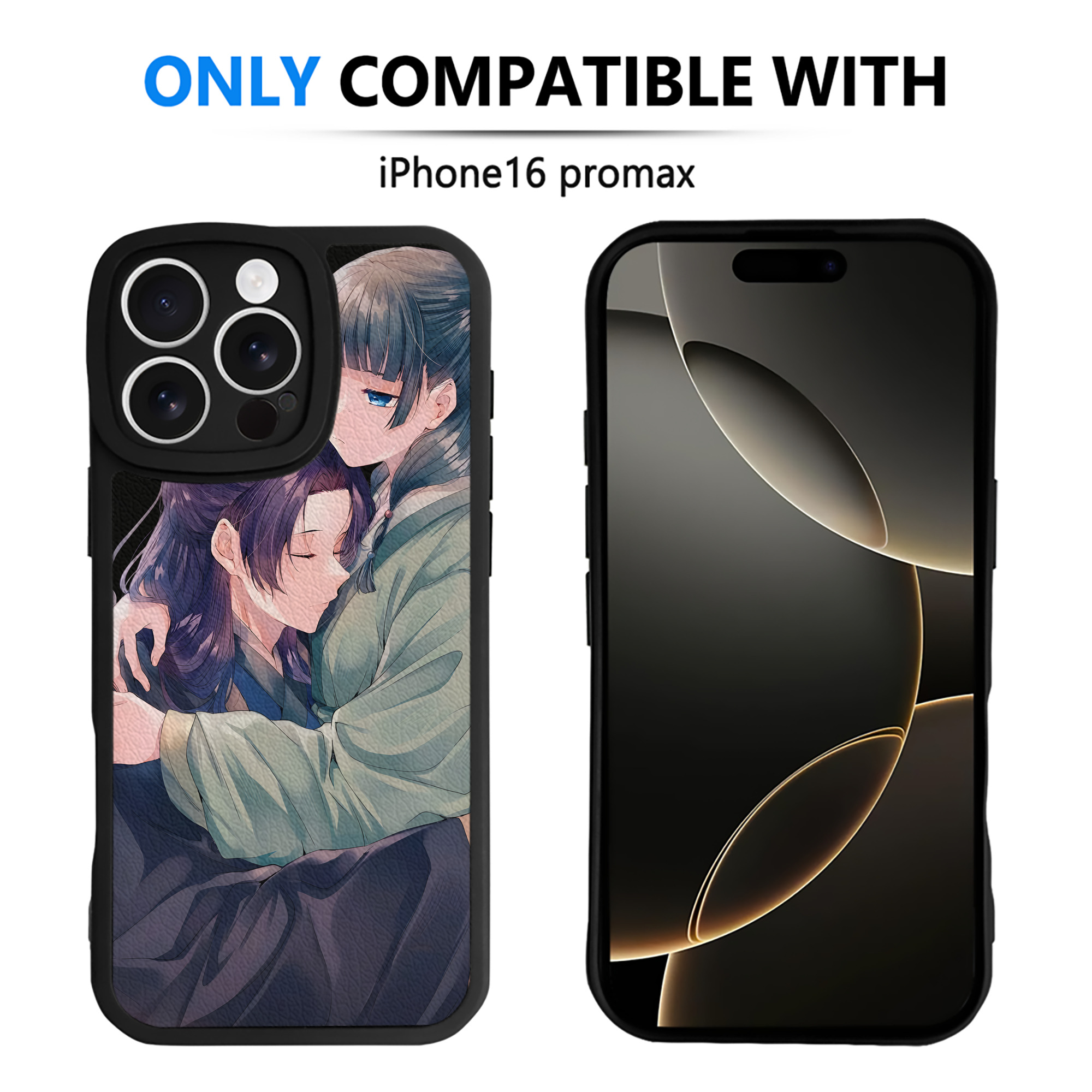 （画像用） 薬屋のひとりごと The Apothecary Diaries 【iPhone 16シリーズ対応】シリコンスマホケース（レザー調） 材質：シリコン